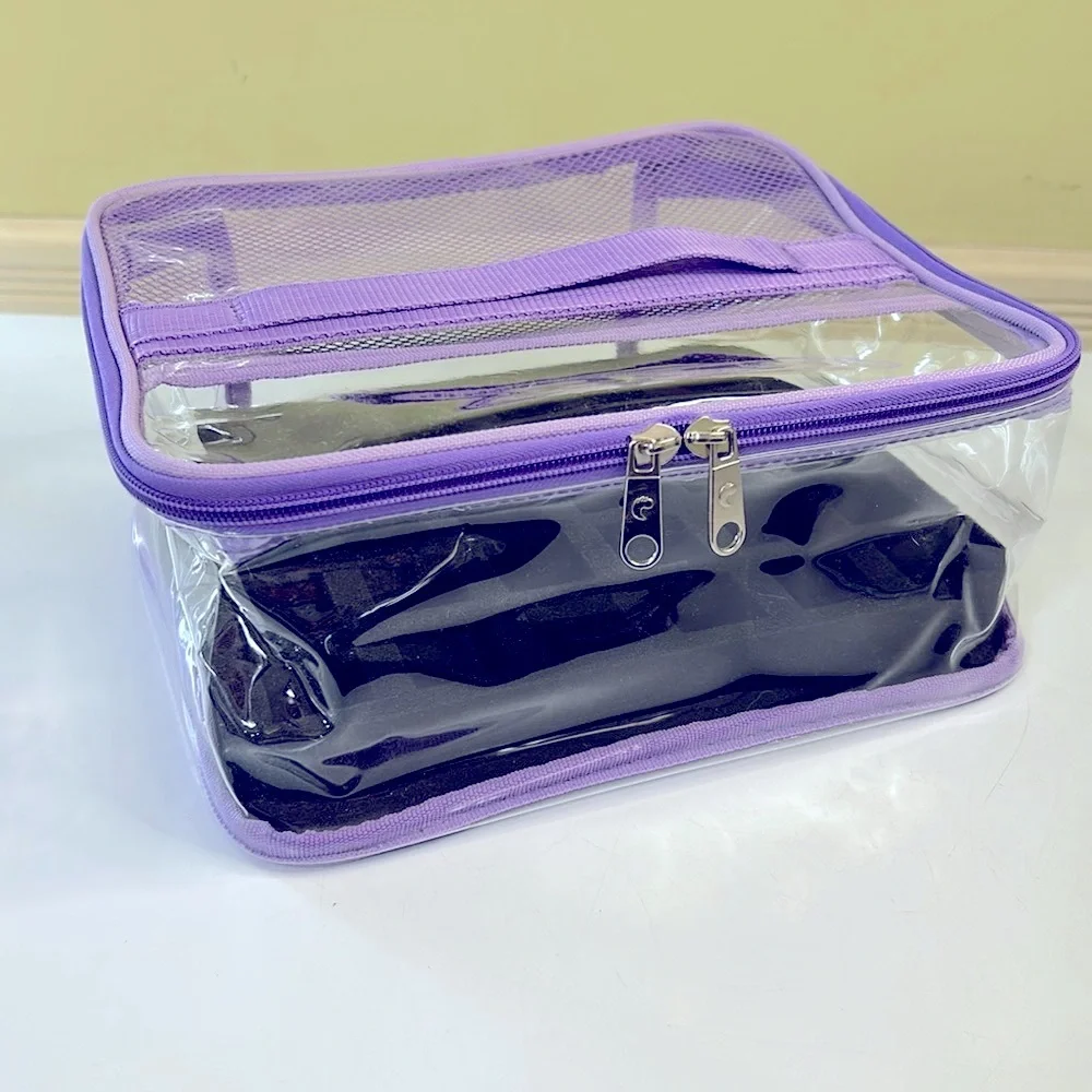 Purple Nail Polish Organizer Bag